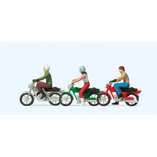 Preiser 10126 - Mokickfahrer