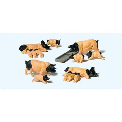 Preiser 10149 - Schw&auml;bisch H&auml;llische Schweine