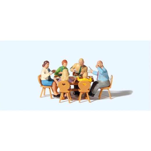Preiser 10282 - Familie Krause in der Gartenwirtschaft