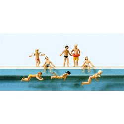 Preiser 10307 - H0 Kinder im Schwimmbad