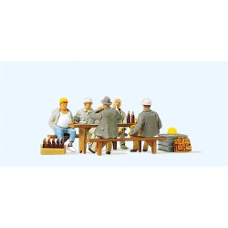 Preiser 10338 - Bauarbeiter in der Pause