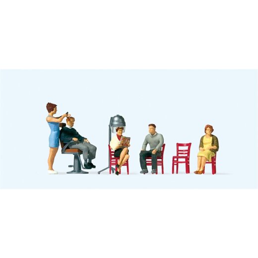 Preiser 10569 - Beim Friseur