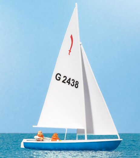 Preiser 10679 - Segler (3). Segelboot &quot;Korsar&quot;