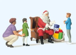 Preiser 44931 - G Weihnachtsmann in Sessel.Mutt