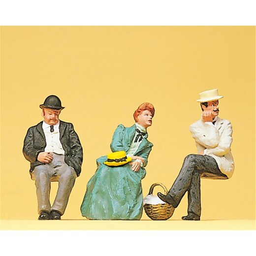 Preiser 45055 - Sitzende Reisende