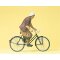 Preiser 45068 - B&auml;uerin auf Fahrrad