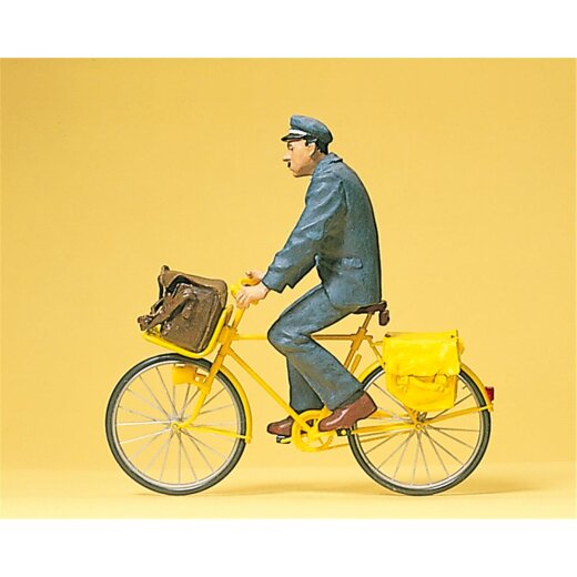 Preiser 45073 - Postbote (Frankreich) auf Fahrrad
