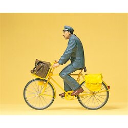 Preiser 45073 - Postbote (Frankreich) auf Fahrrad