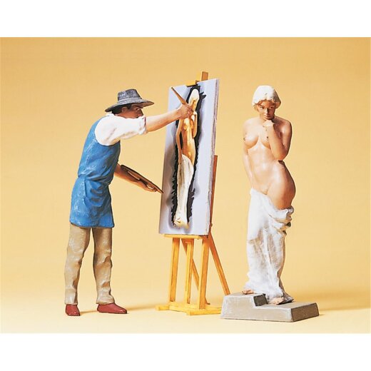 Preiser 45095 - Kunstmaler und Modell