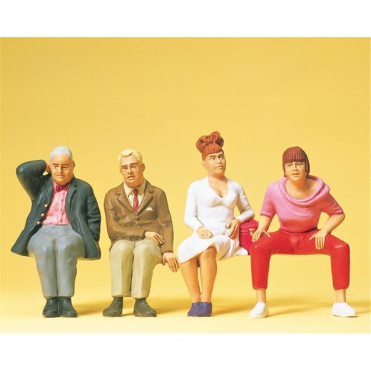 Preiser 45121 - Sitzende Reisende