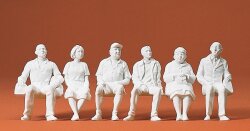 Preiser 45183 - Sitzende Reisende. 6 Figuren