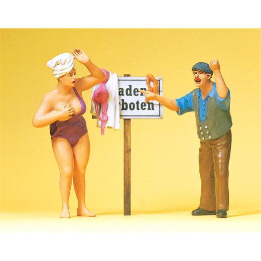 Preiser 63091 - "Baden verboten"