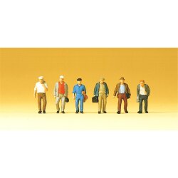 Preiser 75018 - Pendler auf dem Weg zur Bahn