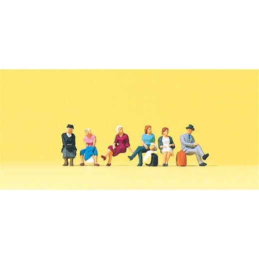Preiser 75037 - Sitzende Reisende