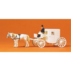 Preiser 75150 - Hochzeitskutsche, geschlossen. Fertigmodell