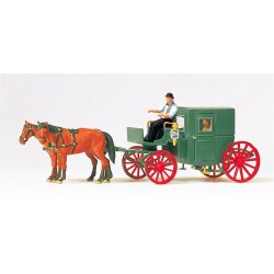 Preiser 75152 - Droschke, geschlossen. Fertigmodell