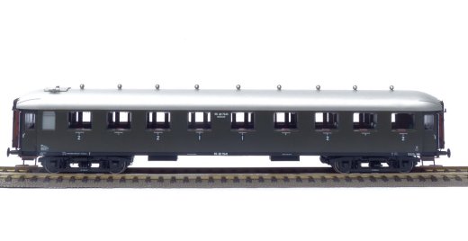 Exact-Train EX10020 - H0 NS AB7522 oliv gr&uuml;n, silbernes Dach