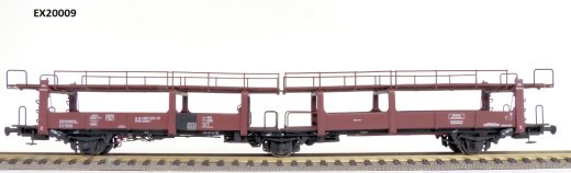 Exact-Train EX20009 - H0 DB-ATG Laekkms 542 Autotransporter Blechverkleidung 21 RIV 80 DB 426 5 483-4 P(ex 20007C), (Ohne Federpuffer)