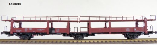 Exact-Train EX20010 - H0 DB-ATG Laekkms 542 Autotransporter Blechverkleidung 21 RIV 80 DB 426 5 868-6 P(ex 20007D), (Ohne Federpuffer)