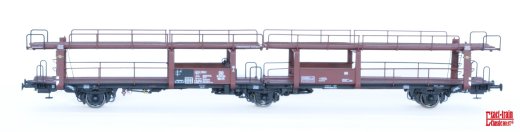 Exact-Train EX20013 - H0 DB Offs 55 Autotransporter 631 728 Originalversion, (Ohne Federpuffer)