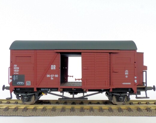 Exact-Train EX20044 - H0 DR Nordhausen gedeckter Wagen Gs (Bremserhaus/Gleitlager) Nr. 1