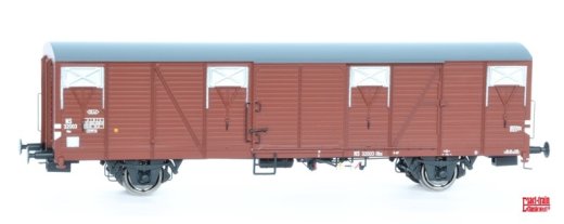 Exact-Train EX20187 - H0 NS HBS Dunkel Aluminium Luftklappen mit Phillips Plakat und Aufschrift Pillips Kobenhavn Epoche III