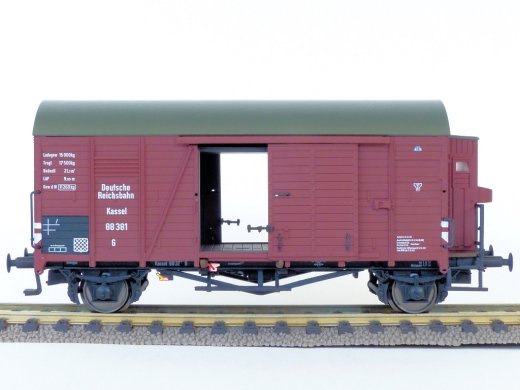 Exact-Train EX20263 - H0 DRG Oppeln mit Beladung (Bremserhaus/Gleitlager) Epoche II