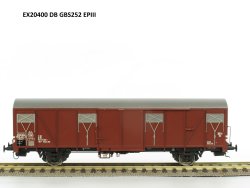 Exact-Train EX20400 - H0 DB G&uuml;terwagen Glmms 252...