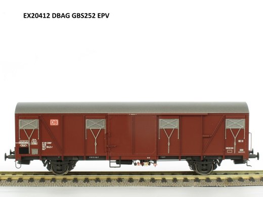 Exact-Train EX20412 - H0 DBAG Gbs 252 G&uuml;terwagen mit DGAG Emblem Epoche V