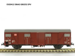Exact-Train EX20412 - H0 DBAG Gbs 252 G&uuml;terwagen mit...