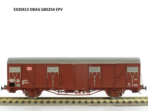 Exact-Train EX20413 - H0 DBAG Gbs 254 G&uuml;terwagen mit DGAG Emblem Epoche V