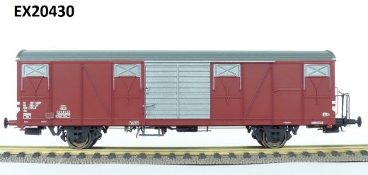 Exact-Train EX20430 - H0 SBB Gbs G&uuml;terwagen EUROP mit geripptem Dach und T&uuml;ren mit Sicken Epoche IVa