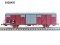 Exact-Train EX20435 - H0 SBB Gbs G&uuml;terwagen mit kleinem SBB Emblem, glattem Dach und T&uuml;ren mit Sicken Epoche VI
