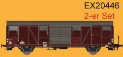 Exact-Train EX20446 - H0 SBB J4 G&uuml;terwagen mit...