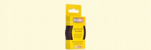 Brawa 3106 - Litze 0,14 mm&sup2;, 10 m Ring dbr