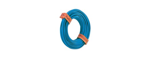 Brawa 3125 - Zw.-Litze 0,14 mm&sup2;, 5 m Ring, blau