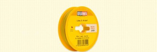 Brawa 3151 -  Litze 0,14 mm&sup2;, gelb