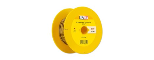 Brawa 32390 - Doppellitze 0,14 mm&sup2;, 25 m Spule, br/ge