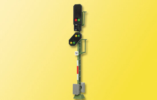 Viessmann 4014 - H0 Licht-Blocksignal mit Vorsignal