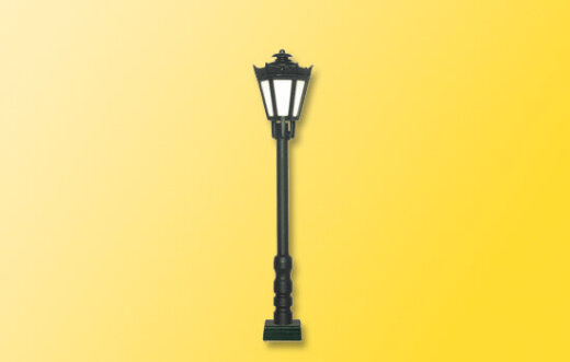 Viessmann 60701 - H0 Parklaterne schwarz mit Kontaktstecksockel,LED warmwei&szlig;