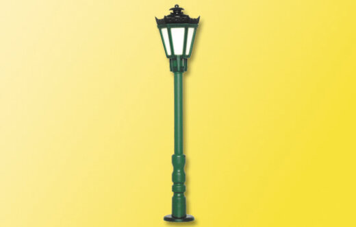 Viessmann 6072 - H0 Parklaterne gr&uuml;n, LED warmwei&szlig;
