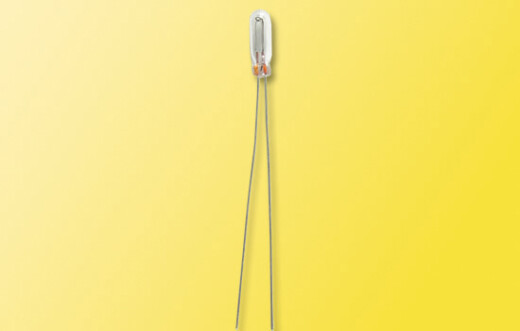 Viessmann 6220 - Gl&uuml;hlampe klar T 1/2, &Oslash; 1,8 mm, 16 V, 30 mA,2 blanke Dr&auml;hte