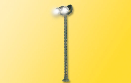 Viessmann 6532 - N Flutlichtstrahler doppelt, 2 LEDs wei&szlig;