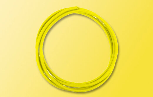 Viessmann 6815 - Schrumpfschlauch gelb, 40 cm, Innendurchmesser1,2 mm