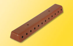 Viessmann 6843 - Verteilerleiste braun mit Schrauben, 2...