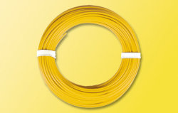 Viessmann 6864 - Kabelring, 0,14 mm&sup2;, gelb,10m