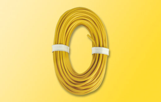 Viessmann 6897 - Hochstromkabel 0,75 mm&sup2;, gelb, 10 m