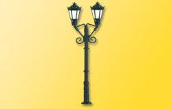 Viessmann 6973 - TT Parklaterne zweiflammig, schwarz,2...