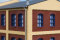 Auhagen 80415 - H0/ Ecks&auml;ulen Obergeschoss gelb