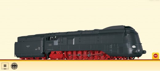 Brawa 40228 - H0 Dampflokomotive BR 06 DRG, Epoche II, DC Analog BASIC+
